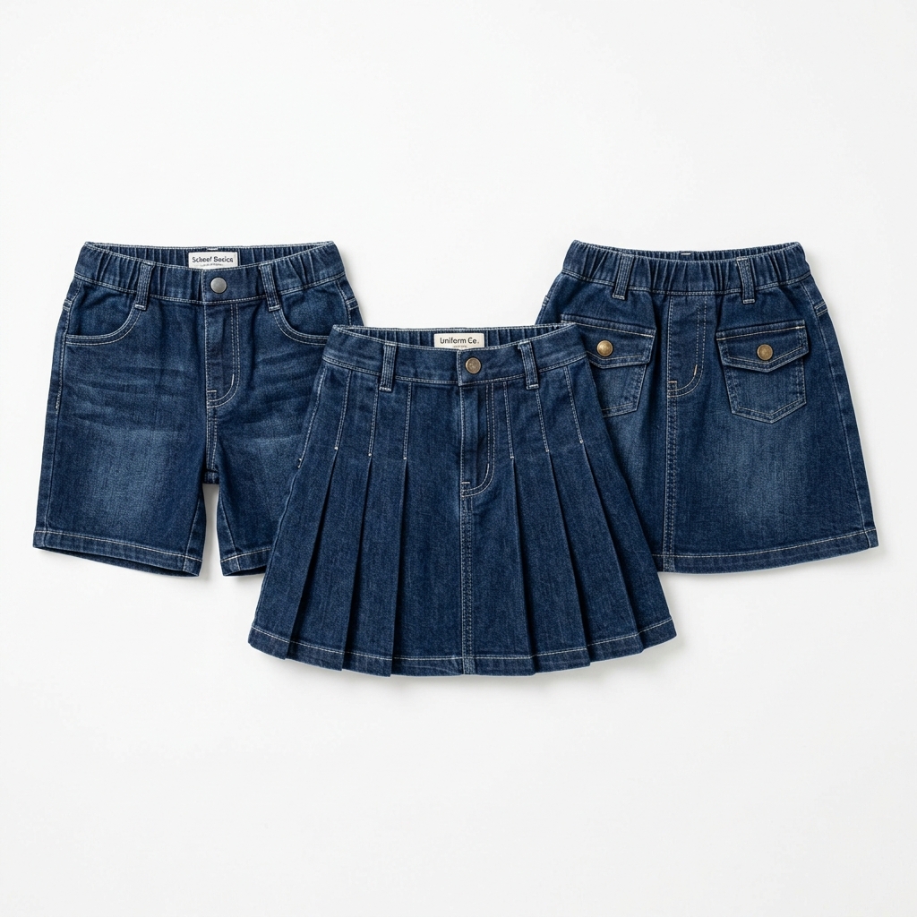Denim Shorts & Skirts